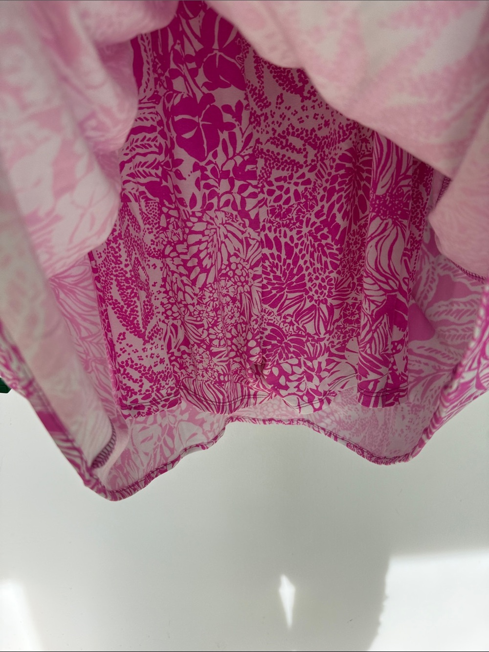 Lilly Pulitzer Hot Pink & Magenta Smocked Dress - Picture 4 of 4
